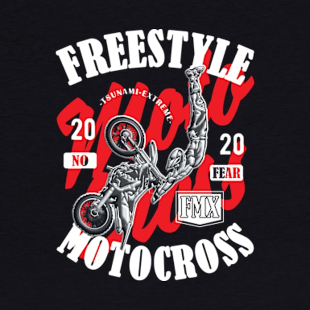 Freestyle Motocross FMX No Fear red by Hariolf´s Mega Store